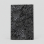 Rectangular marble tray in Black Marble on a light gray studio background.