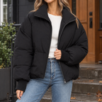 Elodie Puffer Jacket - Black