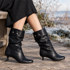 Squarcione Slouch Boots - Black