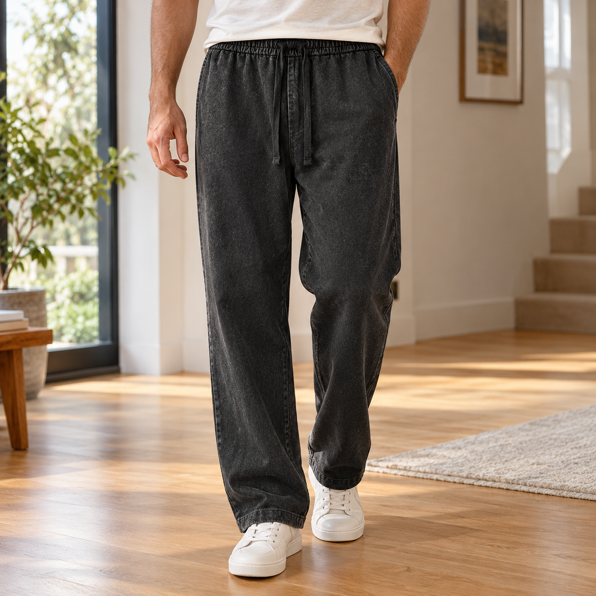 Douglas Relaxed Pants - Black