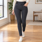 Bettina High Rise Pants - Charcoal
