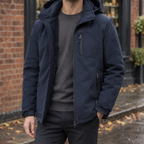 Wyatt Fleece Lined Jacket - Dark Blue