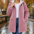 Christabel Teddy Jacket - Pink