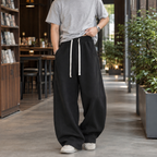 Florian Wide-Leg Pants - Black