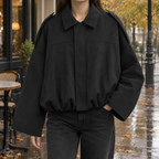 Gwendolyn Suede Jacket - Black