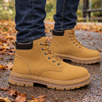 Cesena Lace Up Boots - Khaki