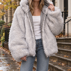 Marianne Reversible Suede Jacket - Gray