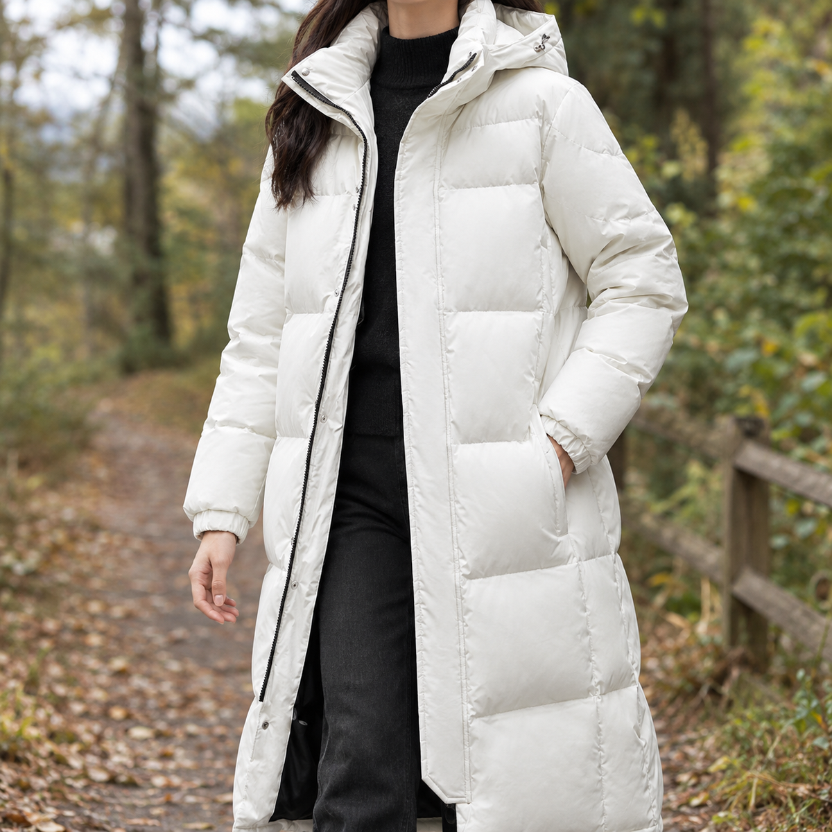 Briony Cashmere Coat - White