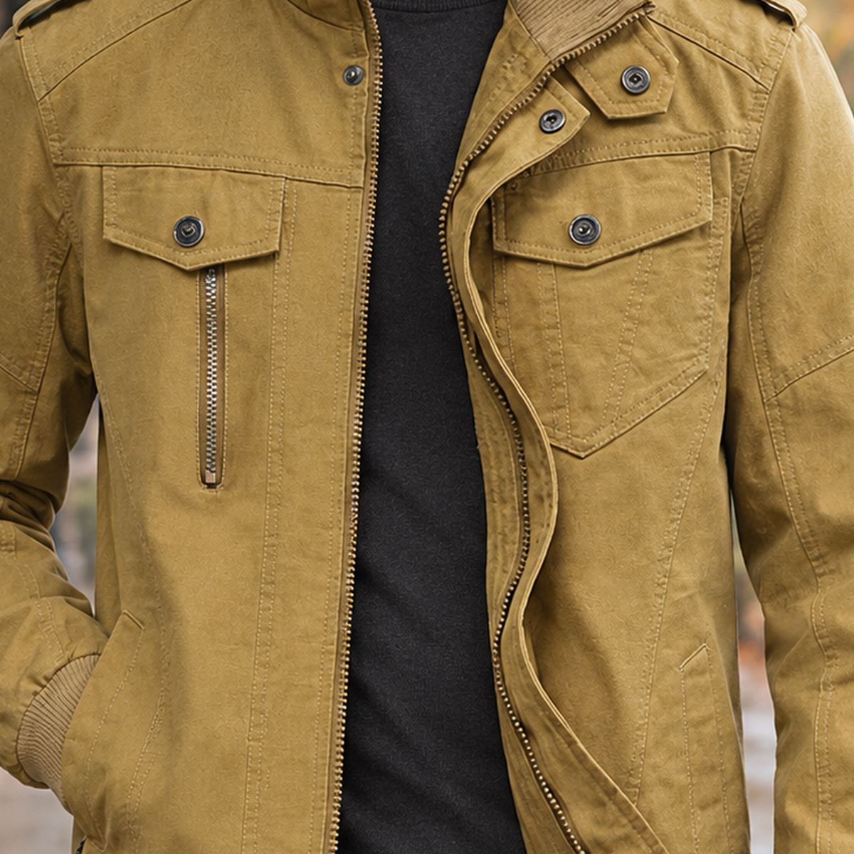 Knox Utility Jacket - Lead Product Detail
