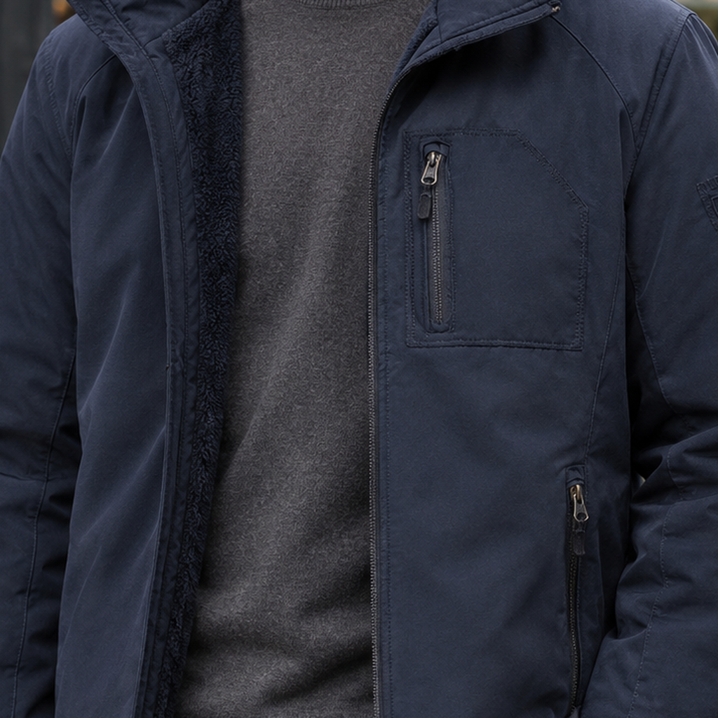 Wyatt Fleece Lined Jacket - Lead Product Detail