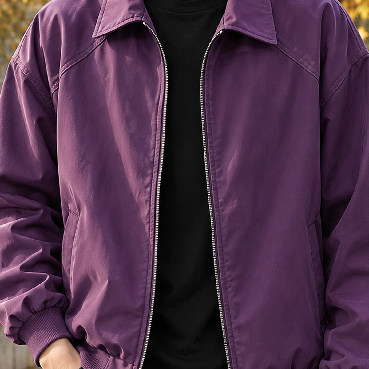 Eldric Zip Jacket - Lead Product Detail