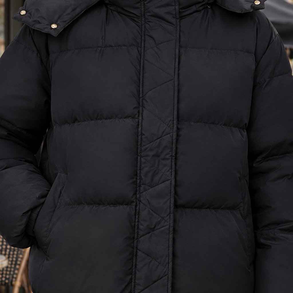Chloe Hooded Puffer Jacket - Lead Product Detail