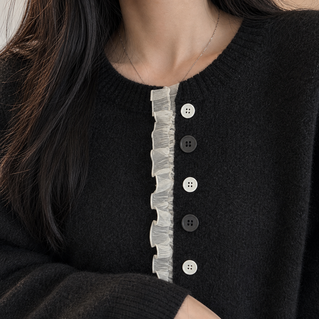 Camille Lace Cardigan - Lead Product Detail