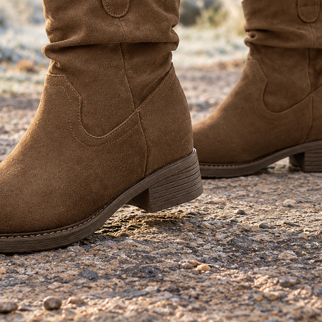 Portofino Slouch Ankle Boots - Lead Product Detail