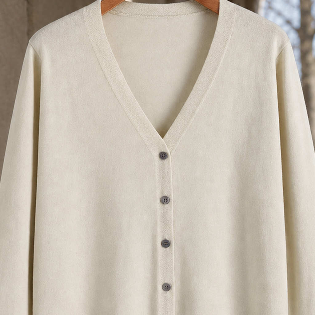 Mara V Neck Cardigan - Lead Product Detail