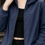 Katherine Hooded Zip Jacket - Lead Product Detail