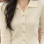 Roseline Ribbed Cardigan - Lead Product Detail