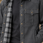 Norbert Plaid-Lined Jacket - Lead Product Detail