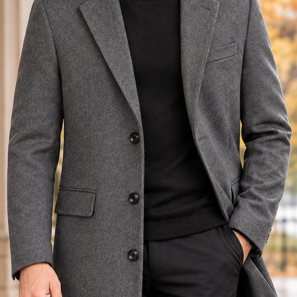 Alaric Tailored Overcoat - Lead Product Detail
