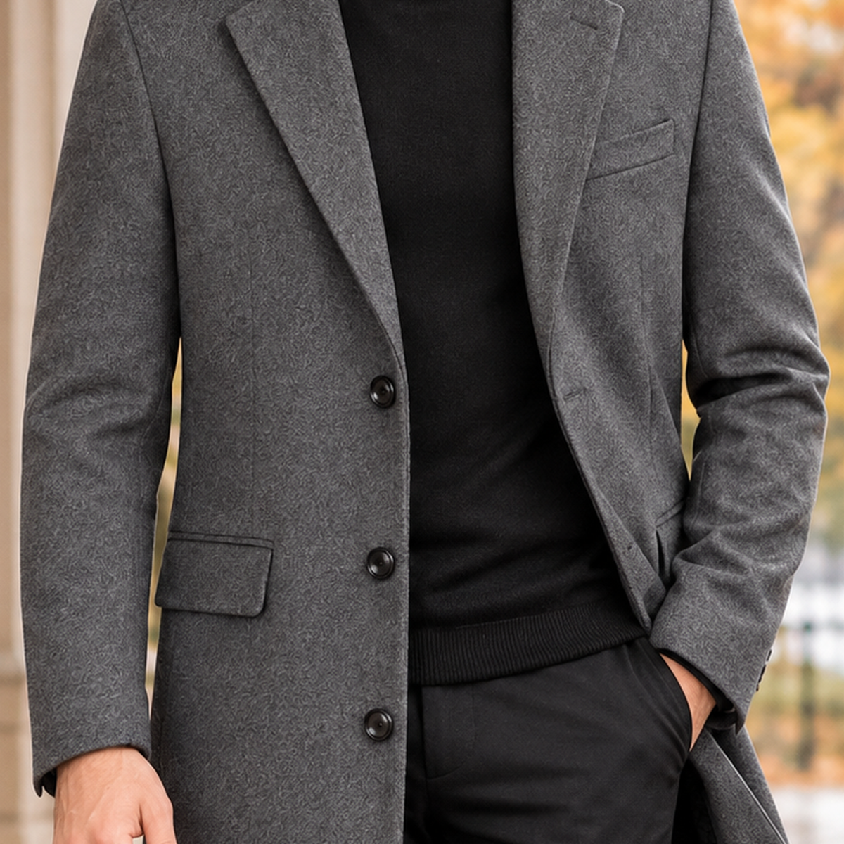 Alaric Tailored Overcoat - Lead Product Detail