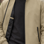 Aurelien Stand Collar Jacket - Lead Product Detail
