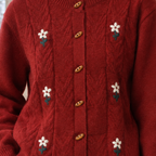 Carmen Cable Knit Cardigan - Lead Product Detail