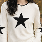 Jocasta Star Knit Sweater - Lead Product Detail