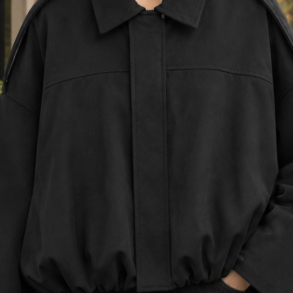 Gwendolyn Suede Jacket - Lead Product Detail