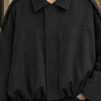 Gwendolyn Suede Jacket - Lead Product Detail