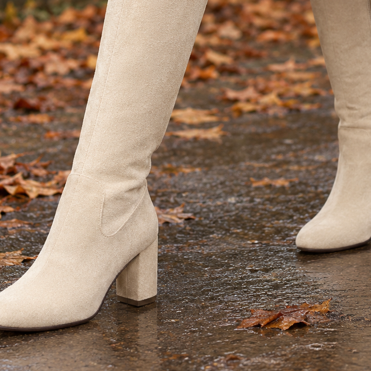Serrano Fold Over Boots - Lead Product Detail