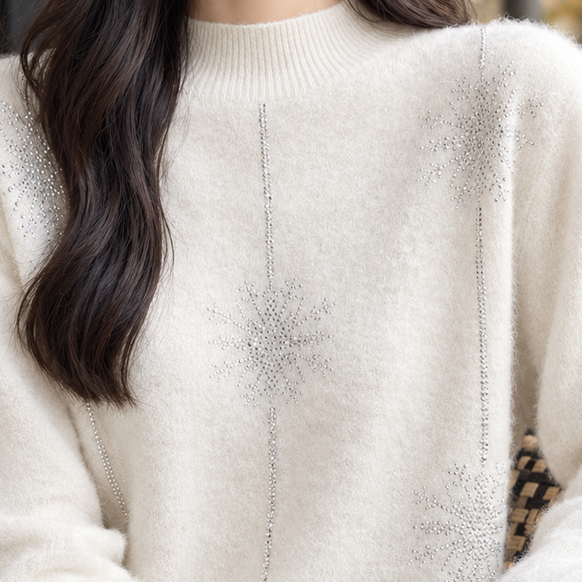Adele Rhinestone Sweater - Lead Product Detail