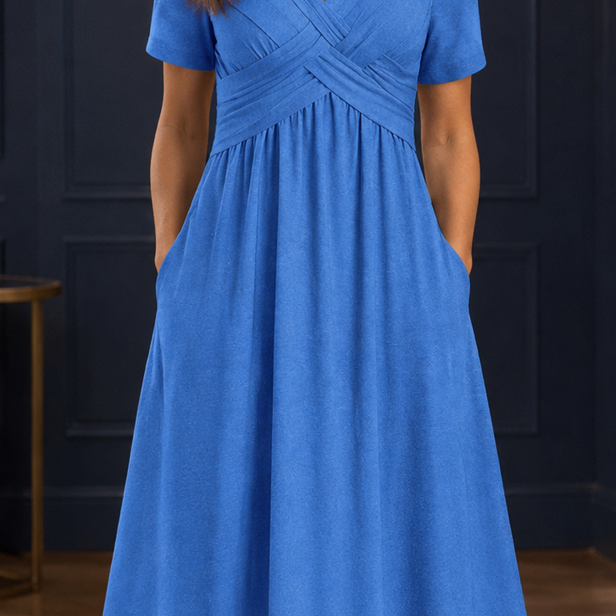 Sarah Empire Waist Dress - Lead Product Detail