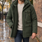 Philip Hooded Jacket - Army Green