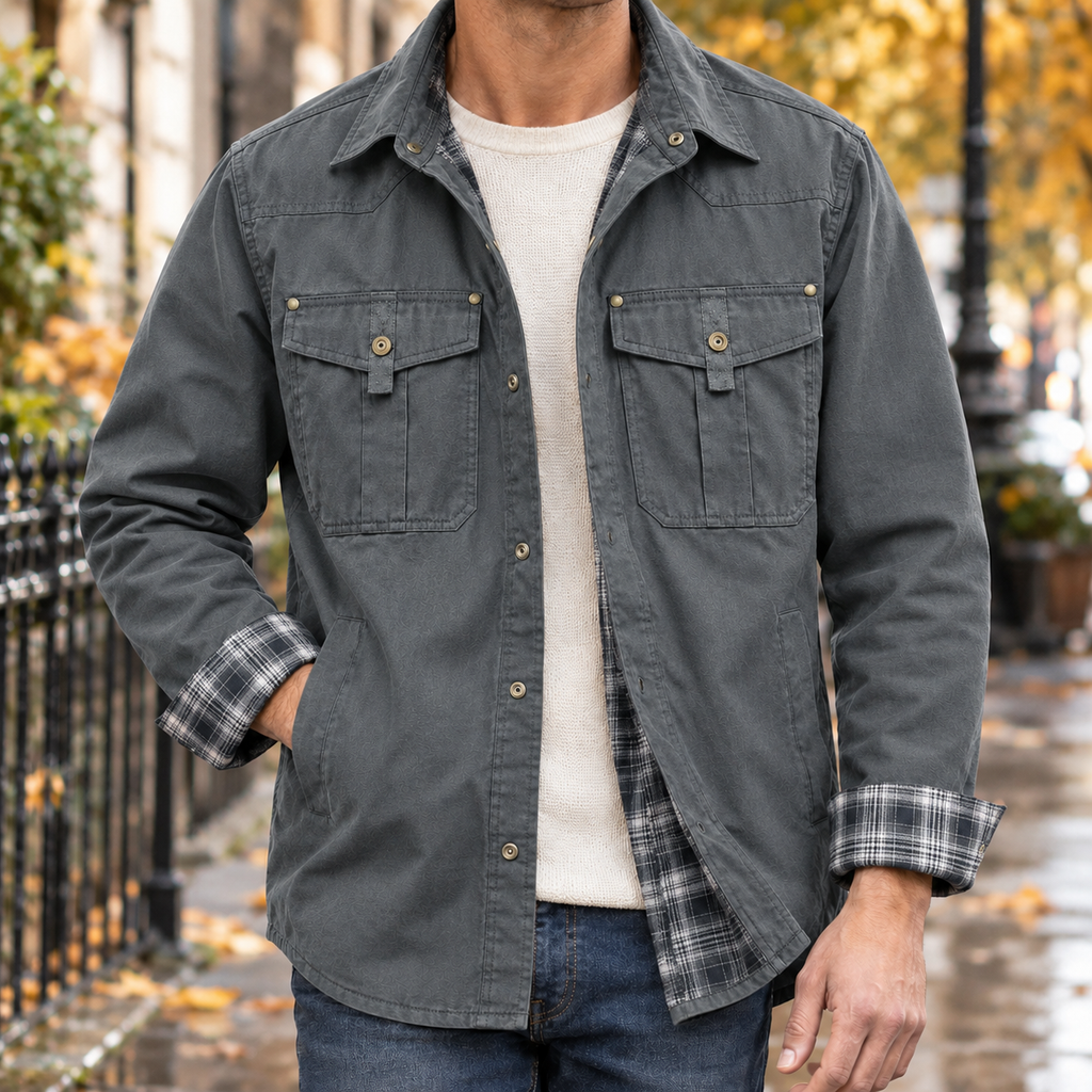 Sterling Utility Jacket - Gray