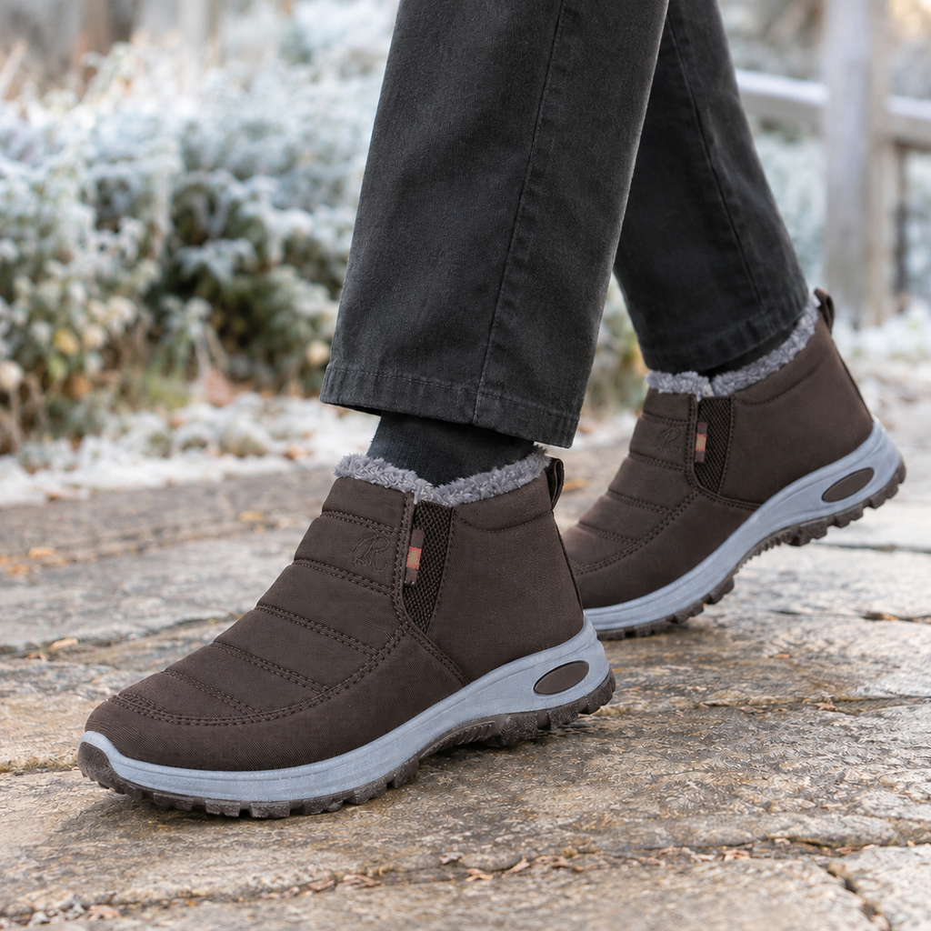 Colonna Lined Ankle Boots - Brown