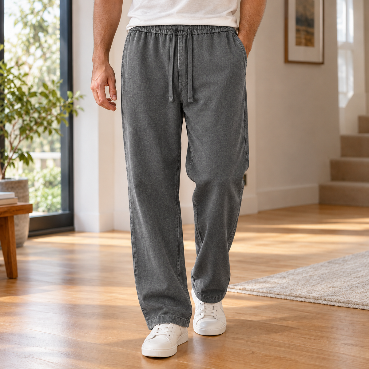 Douglas Relaxed Pants - Dark Gray
