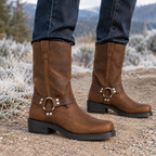 Taranto Harness Boots - Brown