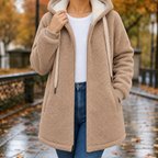 Christabel Teddy Jacket - Khaki