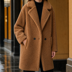 Florence Teddy Coat - Teddy Brown