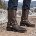 Taranto Harness Boots - Coffee