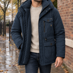 Philip Hooded Jacket - Blue