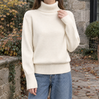 Marissa Turtleneck Sweater - Off White