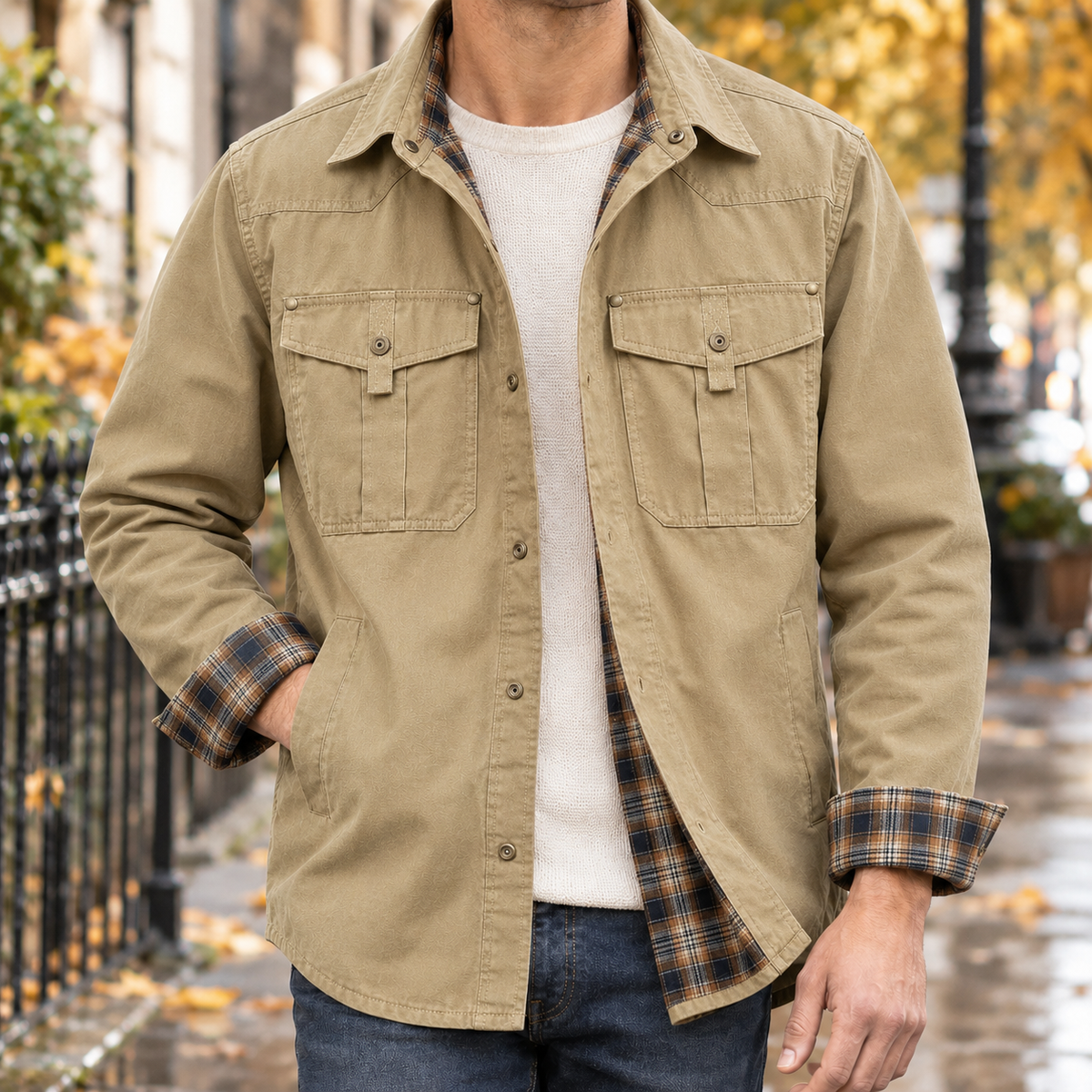 Sterling Utility Jacket - Khaki