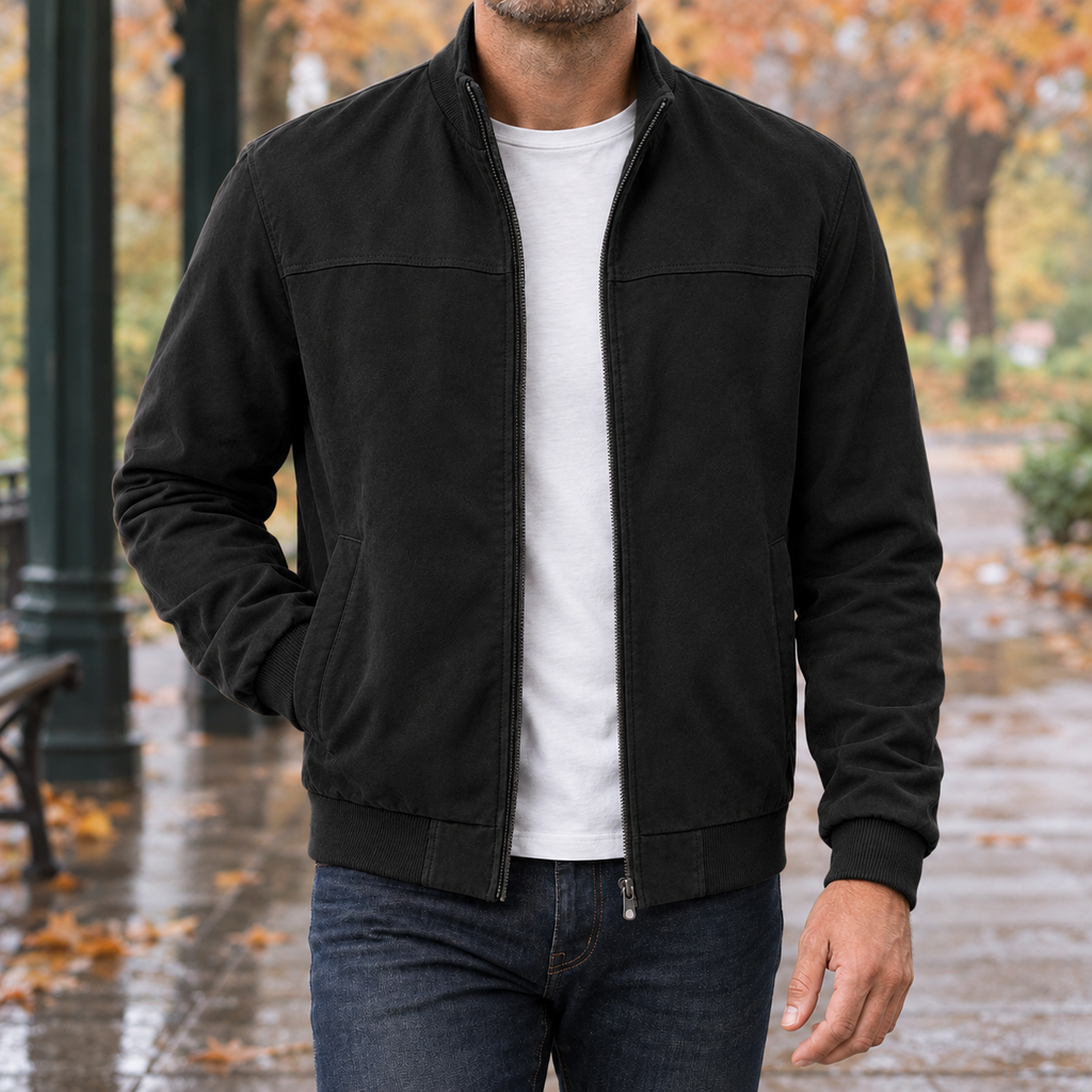 Remy Suede Look Jacket - Black