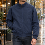 Waldemar Harrington Jacket - Navy Blue