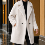 Florence Teddy Coat - Off White